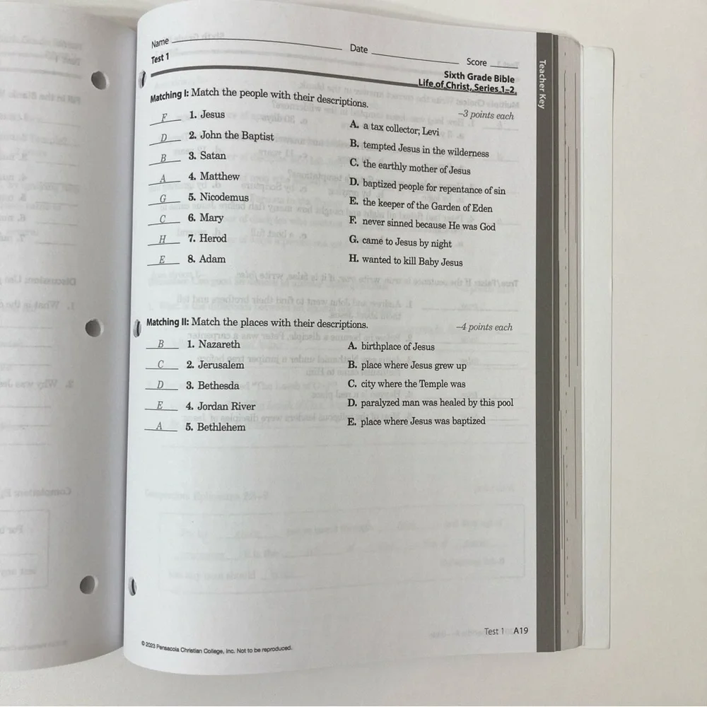 Abeka Homeschool Grade 6 Video Manual - Picture 7 of 12